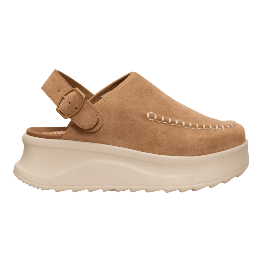 products/44259-265_DELRAY CLOG SUEDE_TAN_RIGHT_LATERAL - HEYDUDE